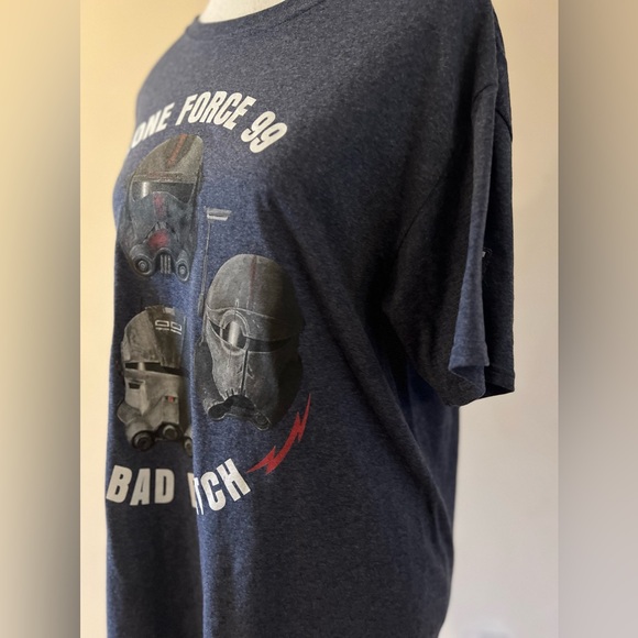 Star Wars The Bad Batch Unit 99 Helmet Collage Graphic Tee - Picture 3 of 4